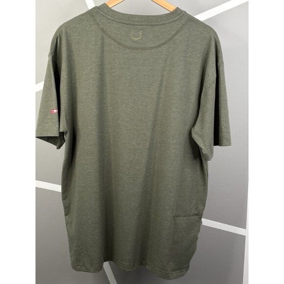 SCOTTeVEST TEC Performance T-Shirt Zip Pockets SS Olive Green Men’s Large - Picture 2 of 15